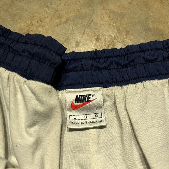Vintage 90s Nike Blue Windbreaker Sweatpants - Picture 3 of 3